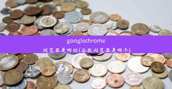 googlechrome浏览器是哪的(谷歌浏览器是哪个)