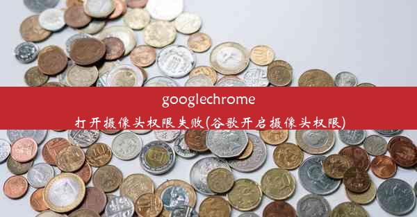 googlechrome打开摄像头权限失败(谷歌开启摄像头权限)