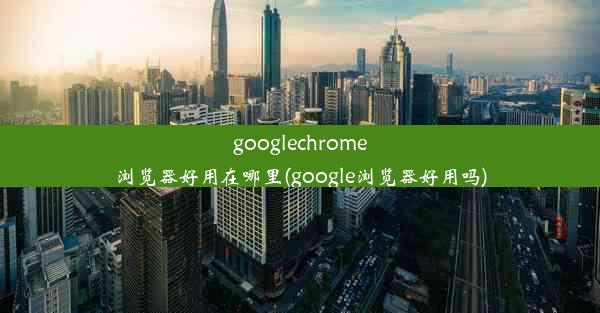 googlechrome浏览器好用在哪里(google浏览器好用吗)