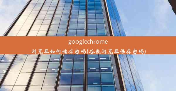 googlechrome浏览器如何储存密码(谷歌游览器保存密码)