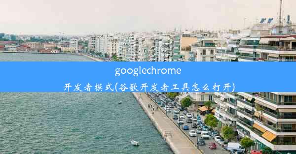 googlechrome开发者模式(谷歌开发者工具怎么打开)