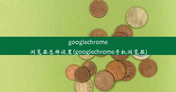 googlechrome浏览器怎样设置(googlechrome手机浏览器)