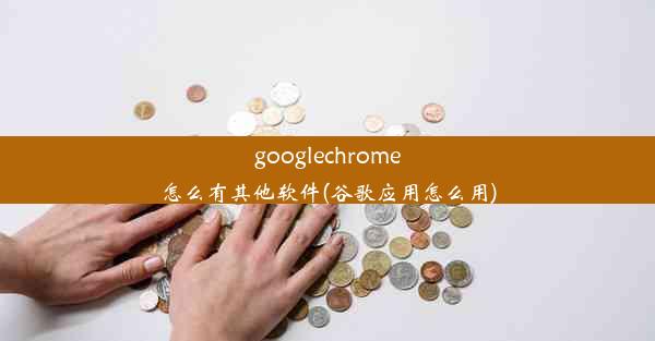 googlechrome怎么有其他软件(谷歌应用怎么用)