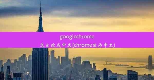 googlechrome怎么改成中文(chrome改为中文)