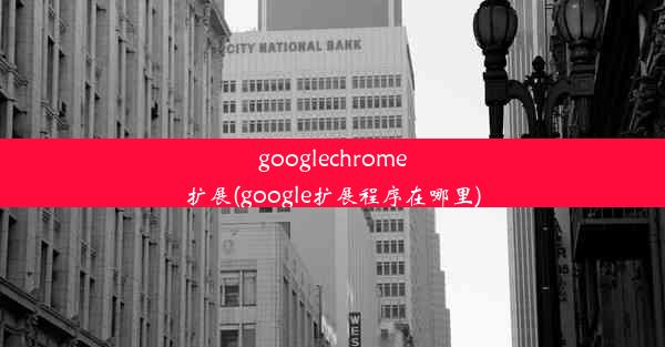 googlechrome扩展(google扩展程序在哪里)