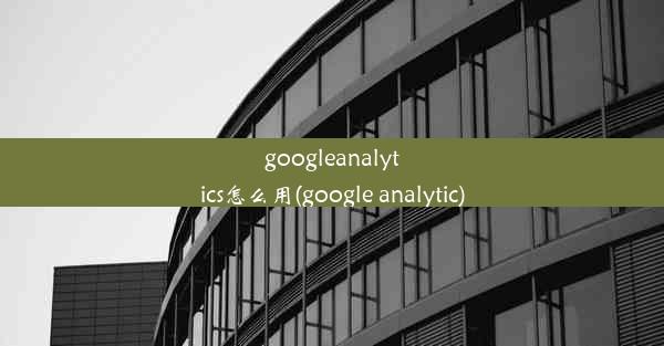 googleanalytics怎么用(google analytic)