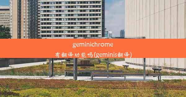 geminichrome有翻译功能吗(geminis翻译)