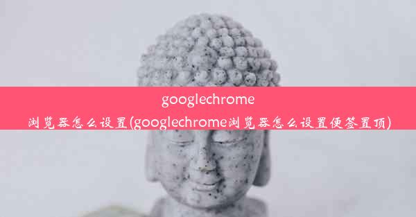 googlechrome浏览器怎么设置(googlechrome浏览器怎么设置便签置顶)