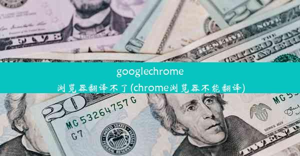 googlechrome浏览器翻译不了(chrome浏览器不能翻译)