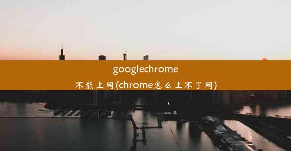 googlechrome不能上网(chrome怎么上不了网)