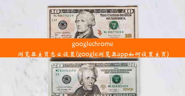 googlechrome浏览器主页怎么设置(google浏览器app如何设置主页)