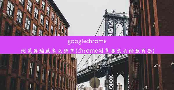 googlechrome浏览器缩放怎么调节(chrome浏览器怎么缩放页面)