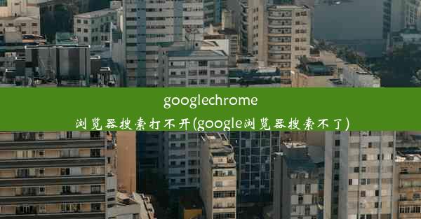 googlechrome浏览器搜索打不开(google浏览器搜索不了)