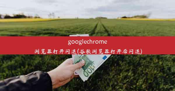 googlechrome浏览器打开闪退(谷歌浏览器打开后闪退)