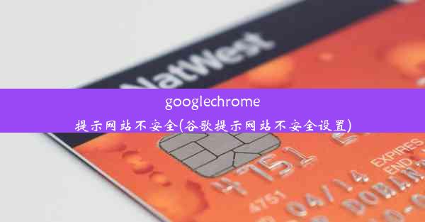 googlechrome提示网站不安全(谷歌提示网站不安全设置)