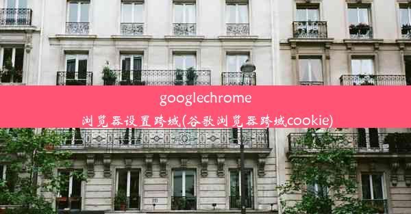 googlechrome浏览器设置跨域(谷歌浏览器跨域cookie)