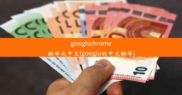 googlechrome翻译成中文(google的中文翻译)