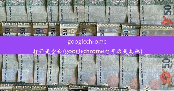 googlechrome打开是空白(googlechrome打开后是其他)