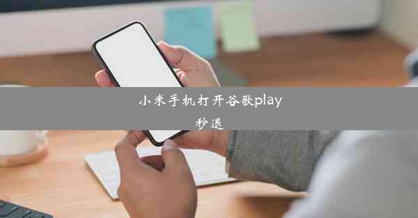 小米手机打开谷歌play秒退