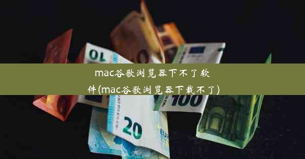 mac谷歌浏览器下不了软件(mac谷歌浏览器下载不了)