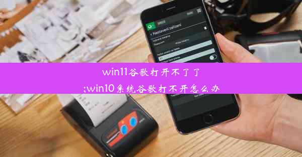 win11谷歌打开不了了;win10系统谷歌打不开怎么办