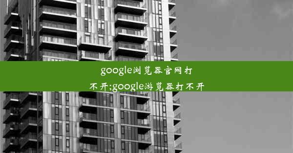 google浏览器官网打不开;google游览器打不开