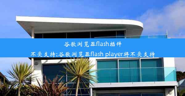 谷歌浏览器flash插件不受支持;谷歌浏览器flash player将不受支持