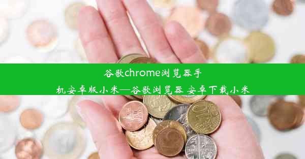 谷歌chrome浏览器手机安卓版小米—谷歌浏览器 安卓下载小米