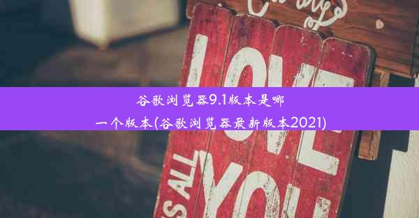 谷歌浏览器9.1版本是哪一个版本(谷歌浏览器最新版本2021)