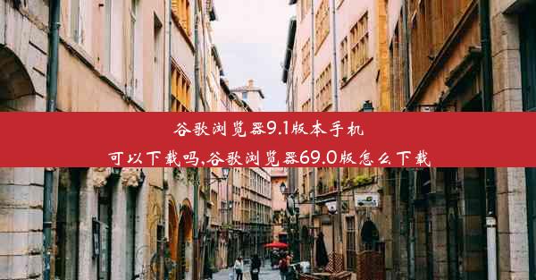 谷歌浏览器9.1版本手机可以下载吗,谷歌浏览器69.0版怎么下载