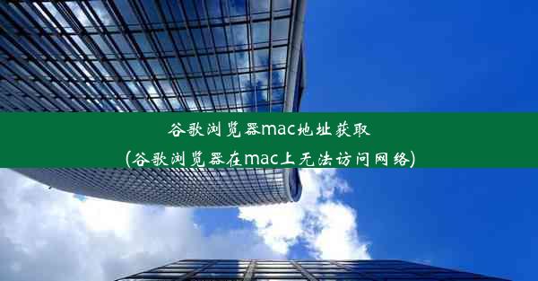 谷歌浏览器mac地址获取(谷歌浏览器在mac上无法访问网络)