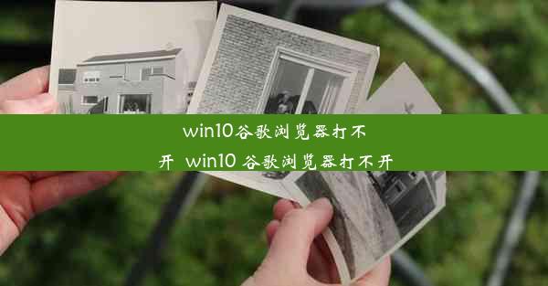 win10谷歌浏览器打不开_win10 谷歌浏览器打不开