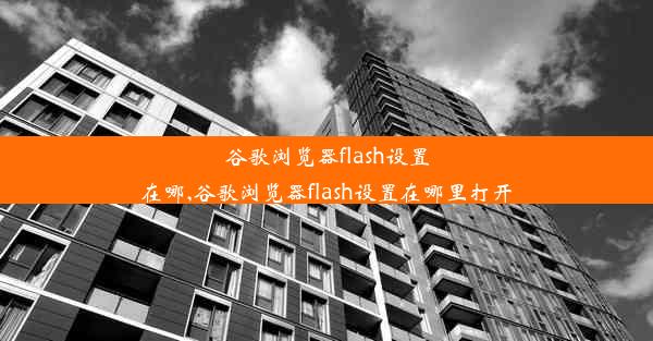 谷歌浏览器flash设置在哪,谷歌浏览器flash设置在哪里打开