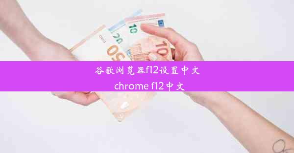 谷歌浏览器f12设置中文_chrome f12中文