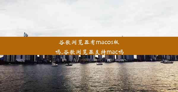 谷歌浏览器有macos版吗,谷歌浏览器支持mac吗