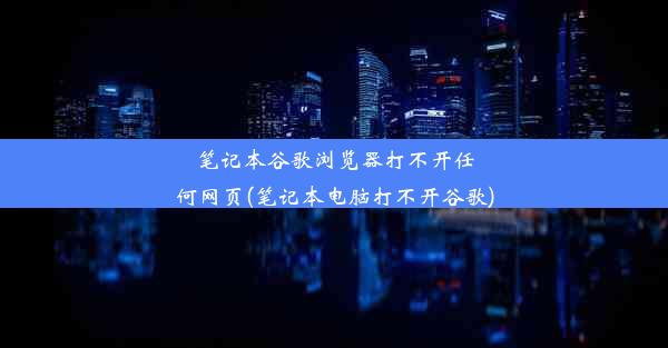 笔记本谷歌浏览器打不开任何网页(笔记本电脑打不开谷歌)