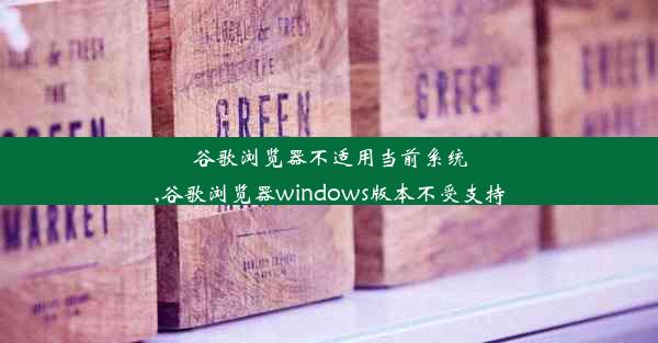 谷歌浏览器不适用当前系统,谷歌浏览器windows版本不受支持