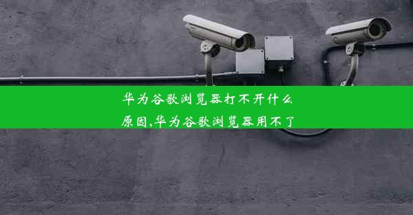 华为谷歌浏览器打不开什么原因,华为谷歌浏览器用不了