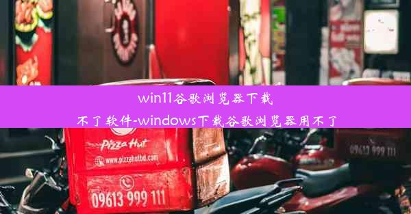 win11谷歌浏览器下载不了软件-windows下载谷歌浏览器用不了