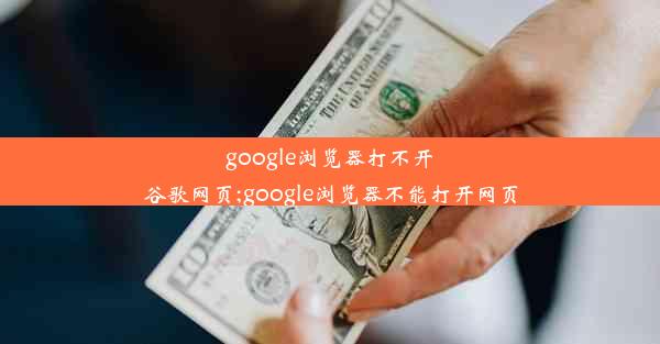 google浏览器打不开谷歌网页;google浏览器不能打开网页