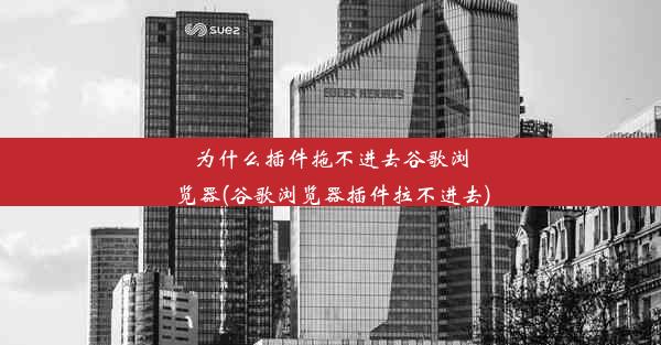 为什么插件拖不进去谷歌浏览器(谷歌浏览器插件拉不进去)