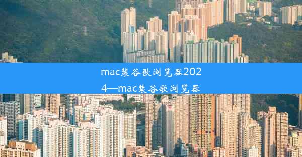 mac装谷歌浏览器2024—mac装谷歌浏览器