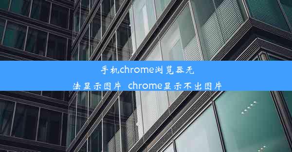 手机chrome浏览器无法显示图片_chrome显示不出图片