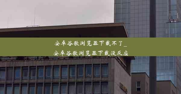 安卓谷歌浏览器下载不了_安卓谷歌浏览器下载没反应