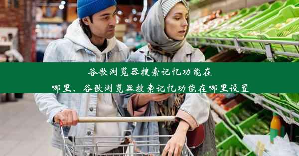 谷歌浏览器搜索记忆功能在哪里、谷歌浏览器搜索记忆功能在哪里设置