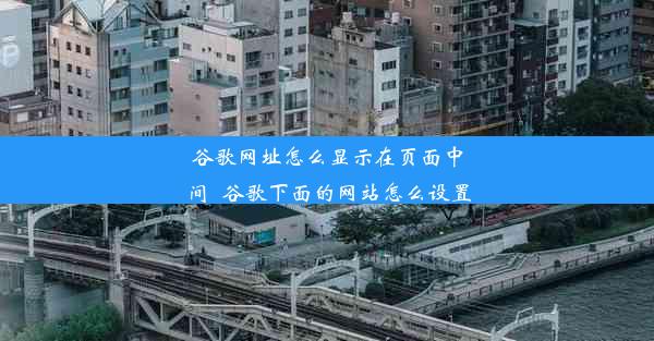 谷歌网址怎么显示在页面中间_谷歌下面的网站怎么设置