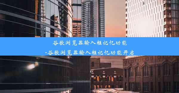 谷歌浏览器输入框记忆功能-谷歌浏览器输入框记忆功能开启