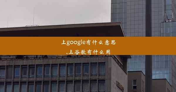 上google有什么意思,上谷歌有什么用