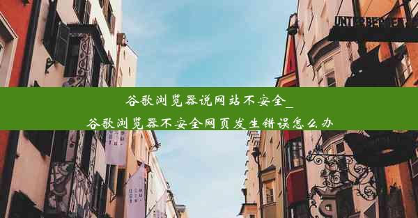 谷歌浏览器说网站不安全_谷歌浏览器不安全网页发生错误怎么办