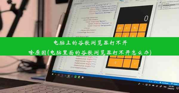 电脑上的谷歌浏览器打不开啥原因(电脑里面的谷歌浏览器打不开怎么办)